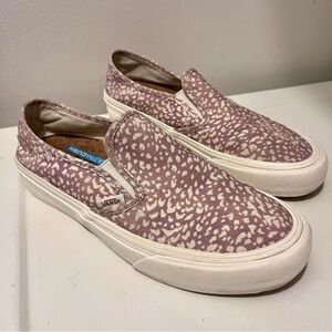 Vans Eco Theory Slip-On SF Animal/Ethereal UltraCush Shoe Unisex M-6.5/W-8 flat